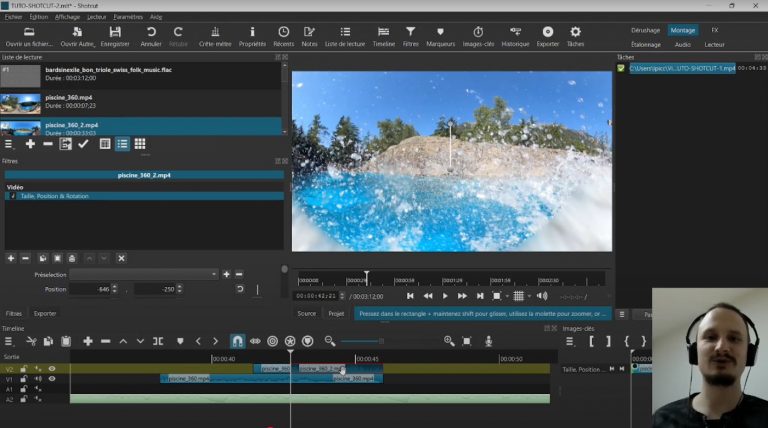 Tuto création vidéo Shotcut en français